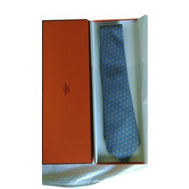 Hermès-Laços-Azul