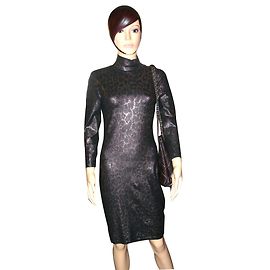 Blumarine Vestido Estampado de leopardo