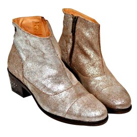 Ikks Bottines Doré