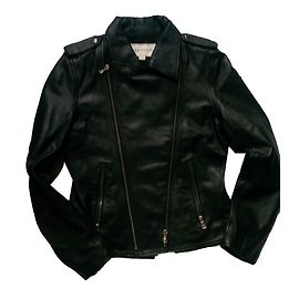 Autre Marque PRONTO UOMO Black Leather Jacket XL Black