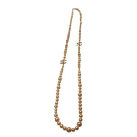 Chanel-Long necklace-Beige