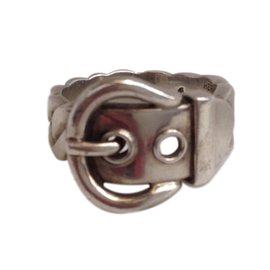 Hermès argolas Prata