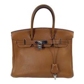 Hermès-Birkin 30-Castaño