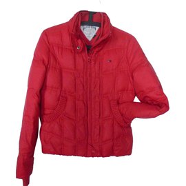 Tommy Hilfiger-Coats, Outerwear-Red