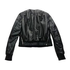 Givenchy-Veste cuir-Noir