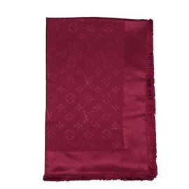 Louis Vuitton Sciarpe di seta Bordò