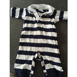 Ralph Lauren-One piece Jacket-White,Navy blue