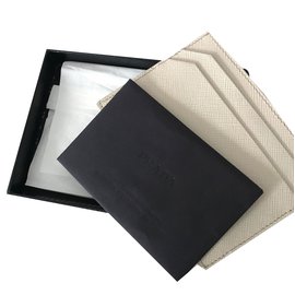 Prada-Wallets Small accessories-Beige