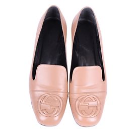 Gucci Leder Slipper - beige Beige