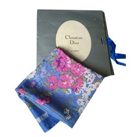 Christian Dior-Scarves-Blue