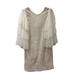 Sessun Cream Wool Viscose Tunic XS Cream
