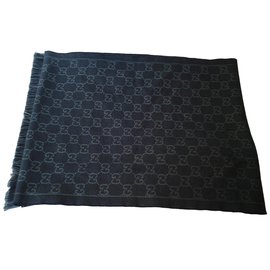 Gucci-Scarves-Navy blue