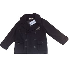 Tartine et Chocolat-Boy Coats Outerwear-Black