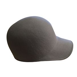 Max & Co Hut Grau aus Wolle Größe M Grau