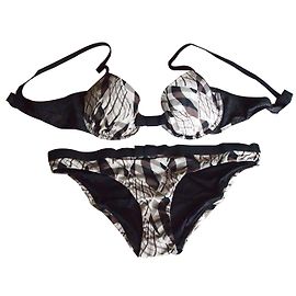 Kenzo Costumi da bagno Marrone Nero Cachi Bianco sporco