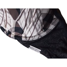 Kenzo-Costumi da bagno-Marrone,Nero,Bianco sporco,Marrone scuro