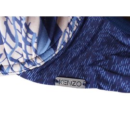 Kenzo-Badebekleidung-Blau,Aus weiß,Marineblau
