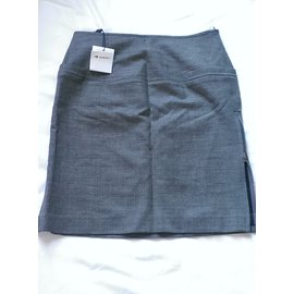 Lacoste-Skirts-Grey