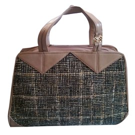 Borsa Loewe in pelle e tessuto Hazelmut Altro