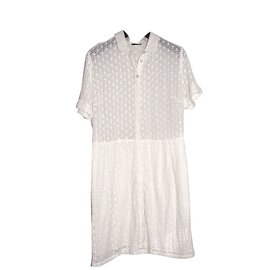 Ikks Spitzenkleid Weiß