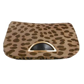 Christian Dior-Pochette-Imprimé léopard