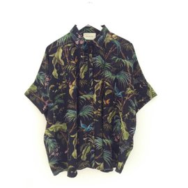 Gucci-capa de la blusa-Multicolor