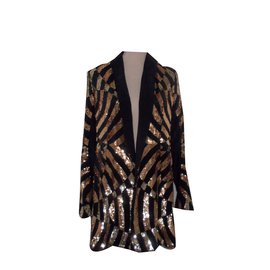 Faith Connexion Jacke Schwarz Golden