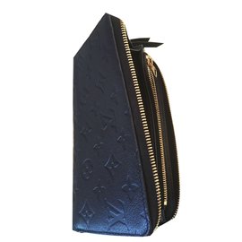 Louis Vuitton-Zippy empreinte-Azul marinho