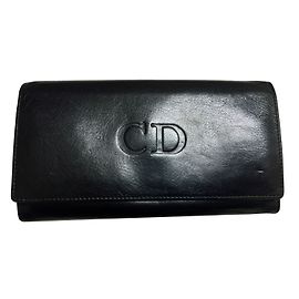 Dior billetera Negro