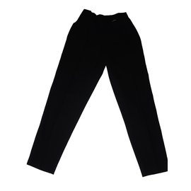 Gucci-Wool trousers-Black