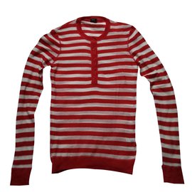 Joseph-Sweater-White,Red
