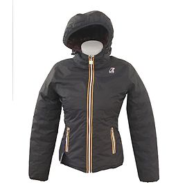 K-Way Giacca Bordò Grigio antracite
