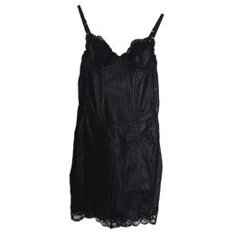 Jean Paul Gaultier-Robe corset-Noir