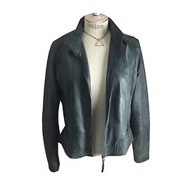 Oakwood Blouson cuir taille Gris