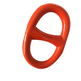 Hermès-anneau de carré ou de plaid modèle chaine d'ancre-Orange
