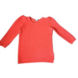 Pull Cos orange en coton manches ballon XS Orange