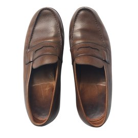 JM Weston-Loafers Slip ons 180-Brown