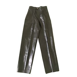 Calças de couro LOEWE MADRID Preto