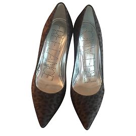 Free Lance Itlys 7 Leopard Print Deerskin Heels 37 Leopard print
