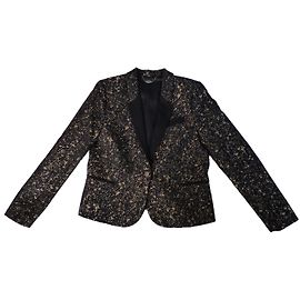 Ikks Jacke Schwarz Golden Bronze