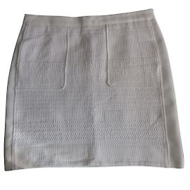 Gonna corta in cotone bianco Gerard Darel 42 Bianco