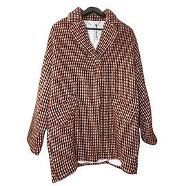 One step Cappotto Marrone Nero Bianco