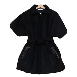 Zapa Mantel Umhang Schwarz