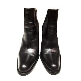 Bottines Free Lance en cuir noir Noir