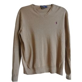 Polo Ralph Lauren Sueter cuello en V Castaño