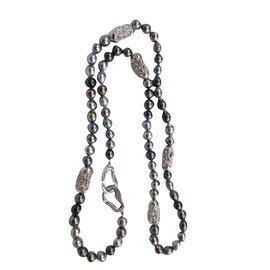 Autre Marque-Long necklaces-Grey