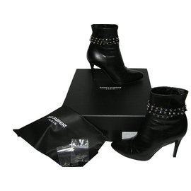 Saint Laurent-Ankle Boots-Black