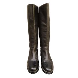 Botas Robert Clergerie de piel negra Negro