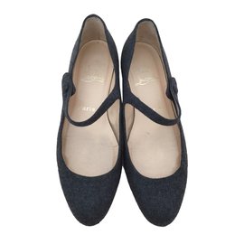 Christian Louboutin-Ballet flats-Grey