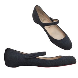 Christian Louboutin-Ballet flats-Grey